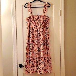 Torrid Shabby Chic Floral Pink Dress Size 2 NWT